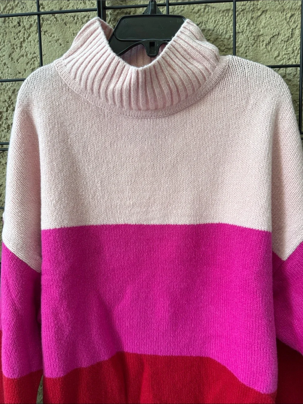 New Gap Colorblock KnitSoft Sweater Cotton Blend